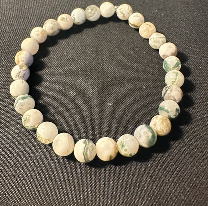 Tree Agate Natural Stone Bead Bracelets