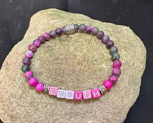 Purple Tourmaline Bracelet Enough